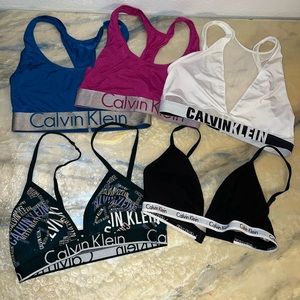Calvin Klein Bralette Lot (Medium/Large)